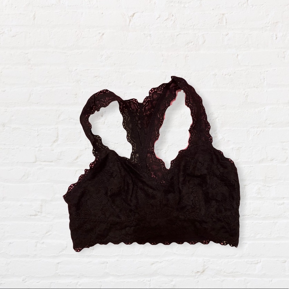 black lacy bralette. rarely worn.